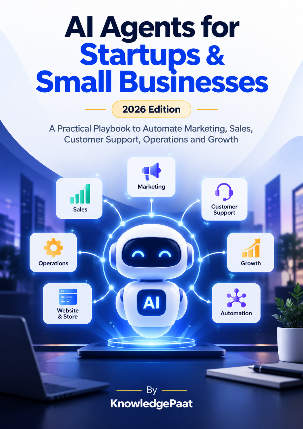 Cover of AI Agents for Startups & Small Businesses — 2026 Edition